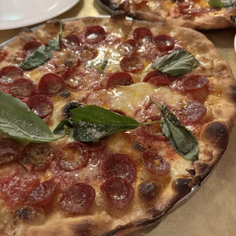 Crispy pizza