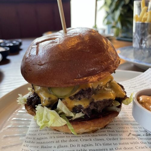 Burger and Lobster