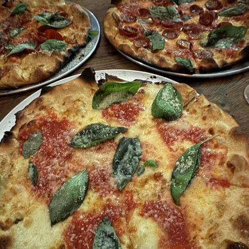 Crispy pizza