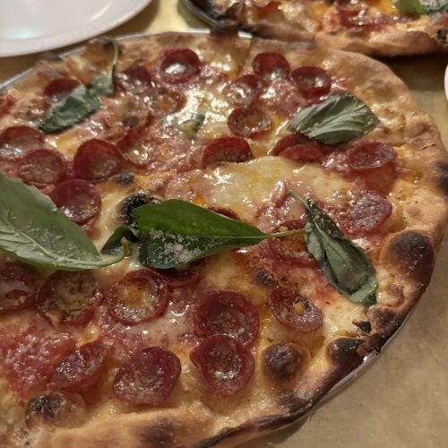 Crispy pizza